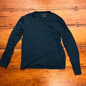 Alfani Men's Dark Blue Long Sleeve Tee